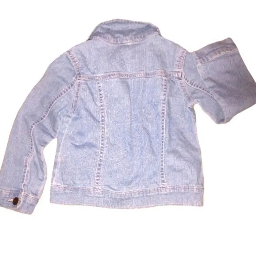 Carter's Light Wash Blue Denim Jean Jacket Girls‎ Size 4/5